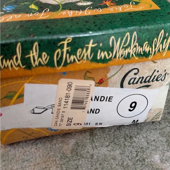 Candie's Cream Open-Toe Mules - Picture 9 of 9